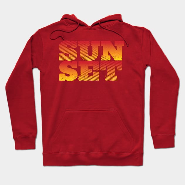 Sunset Hoodie by attadesign